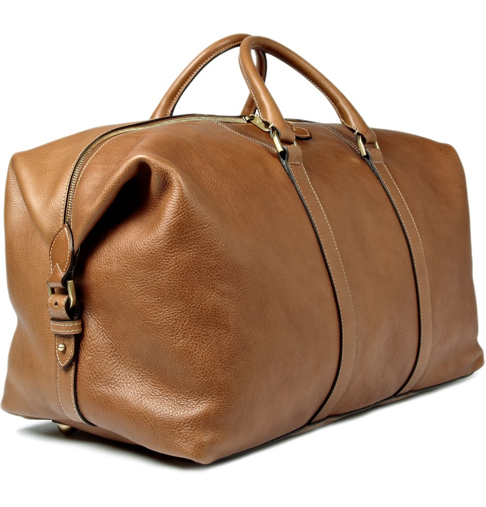 Mulberry Clipper Leather Holdall in Tan (Brown) for Men - Lyst
