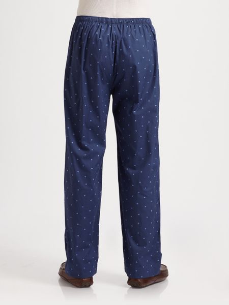 Paul Smith Polka-dot Pajamas Pants in Blue for Men | Lyst