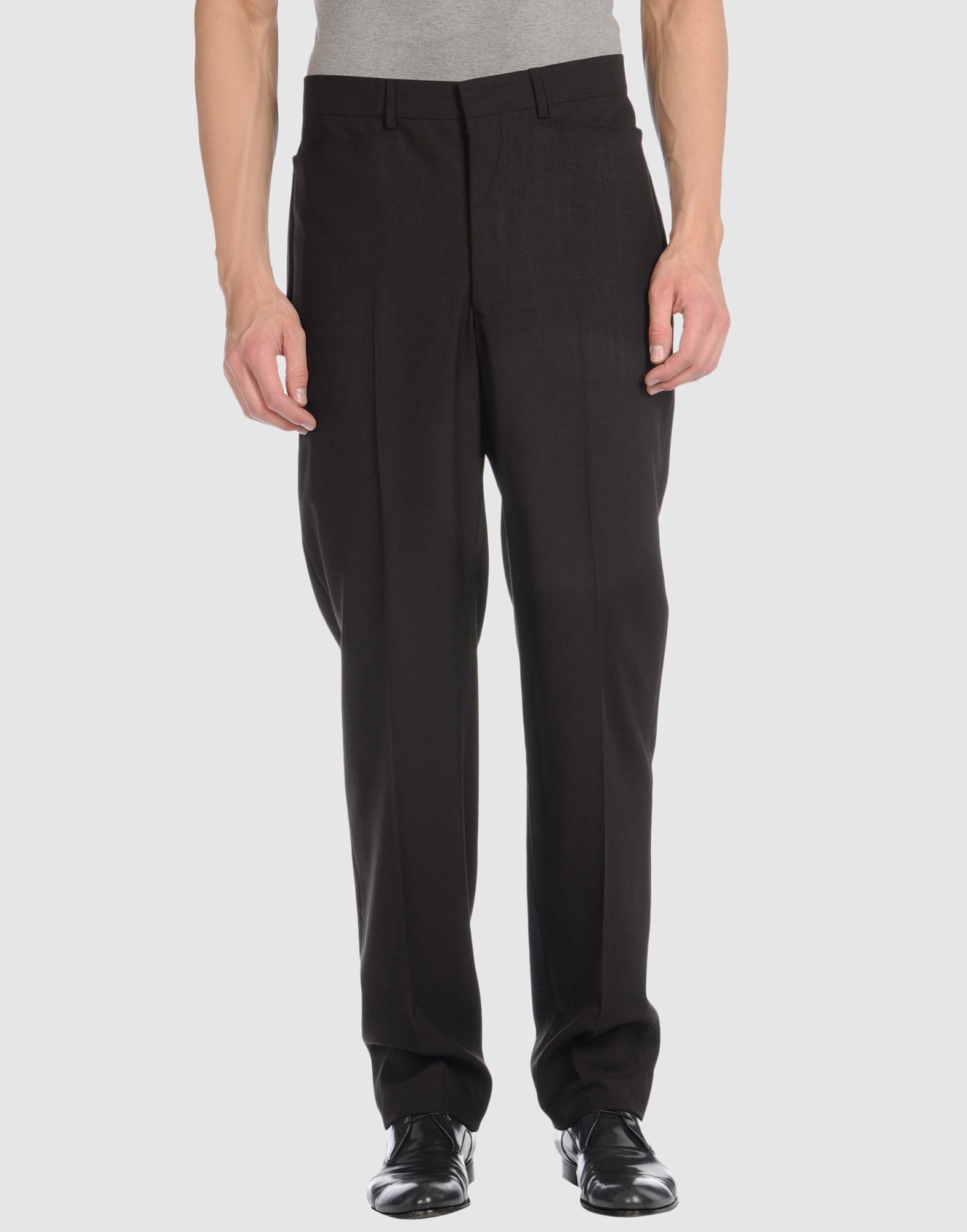 Giorgio armani le collezioni Dress Pants in Black for Men | Lyst