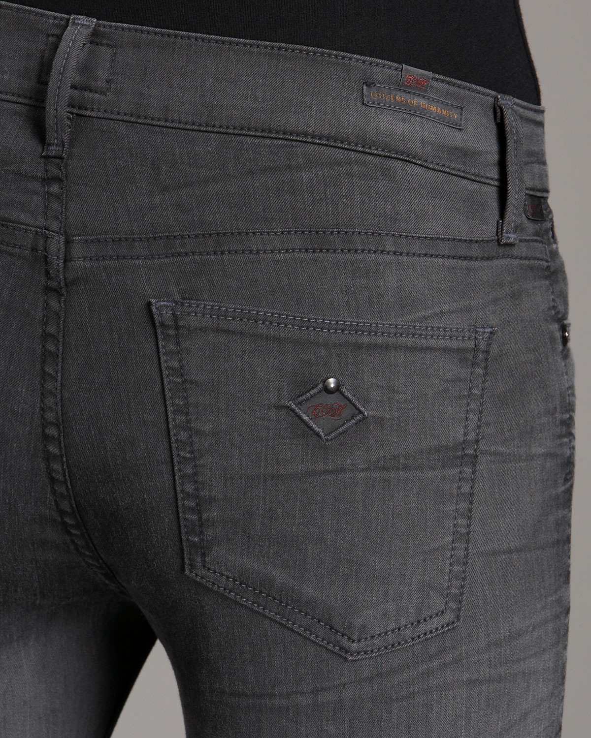 Citizens of Humanity Morrison Mid-rise Bootcut Jeans in Gray - Lyst