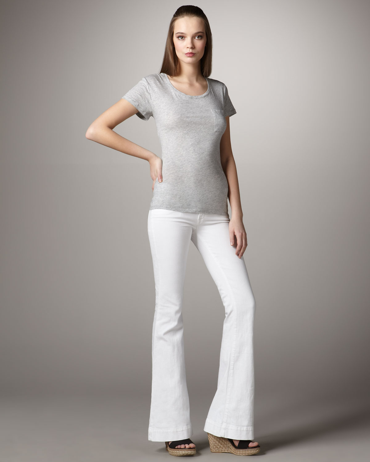 j brand jeans white