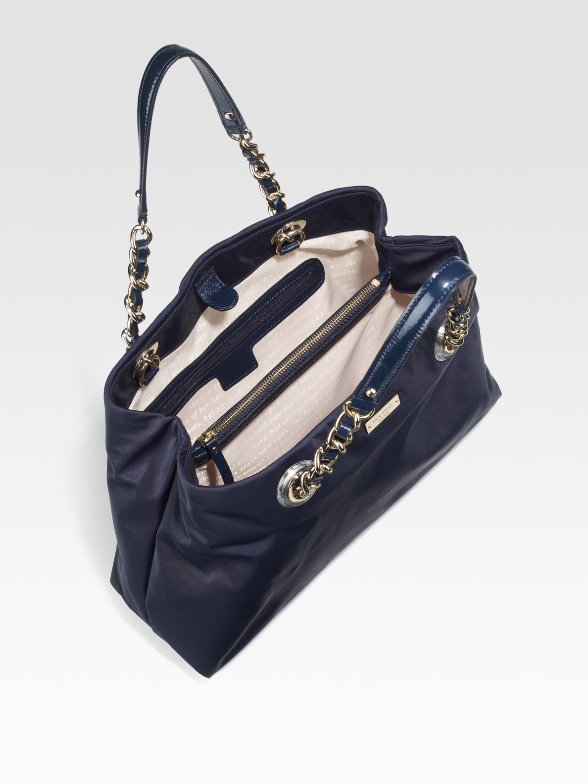 Kate spade Maryanne Nylon Chain Strap Tote in Pink Lyst