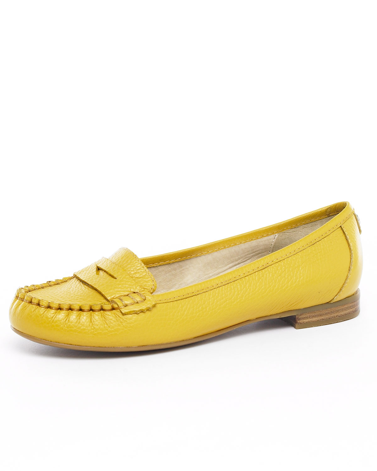 michael kors loafers yellow
