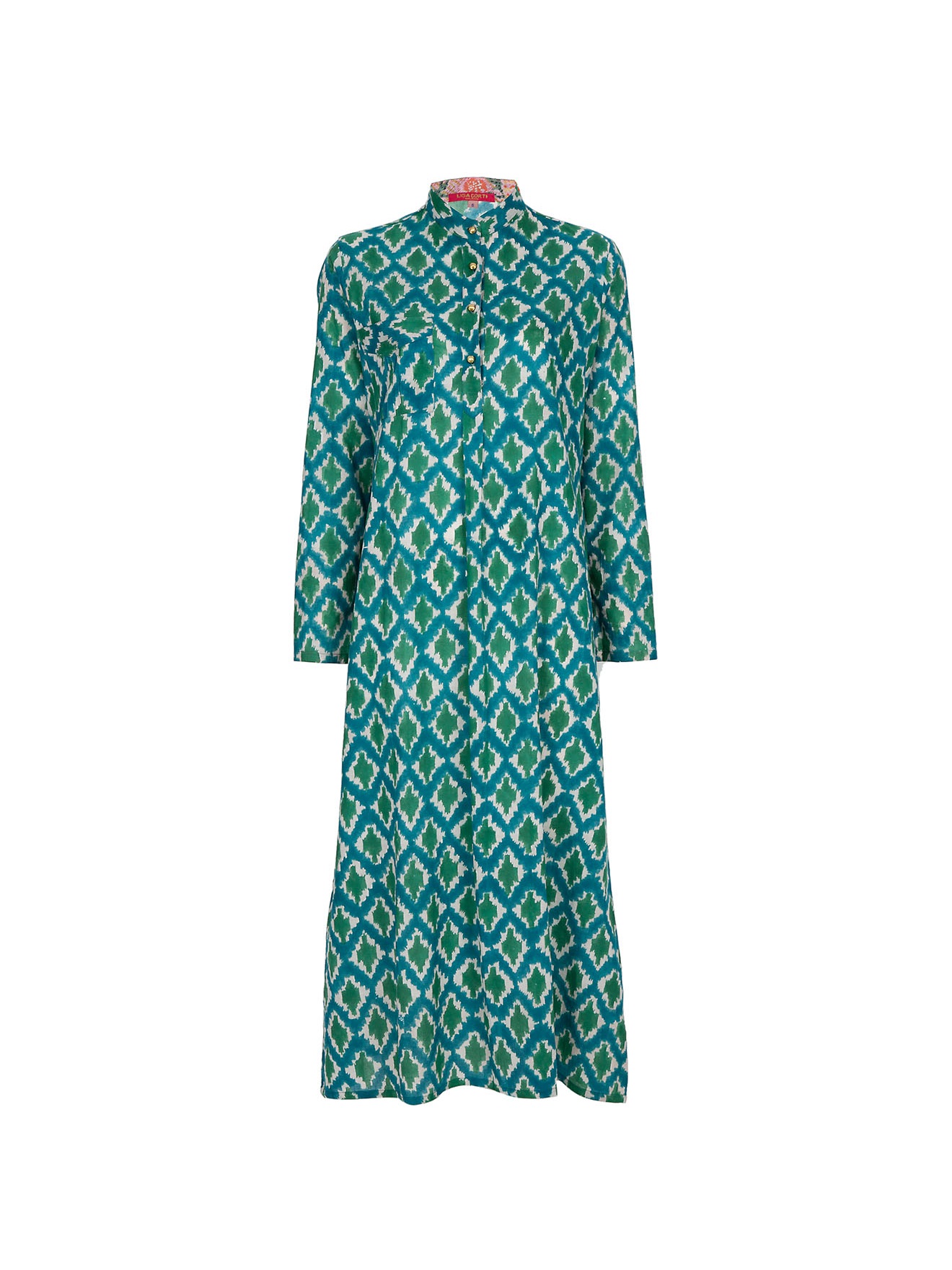 Lisa Corti Kurta Kaftan Dress in Green | Lyst