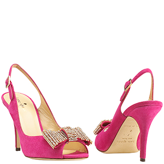 fuschia slingbacks