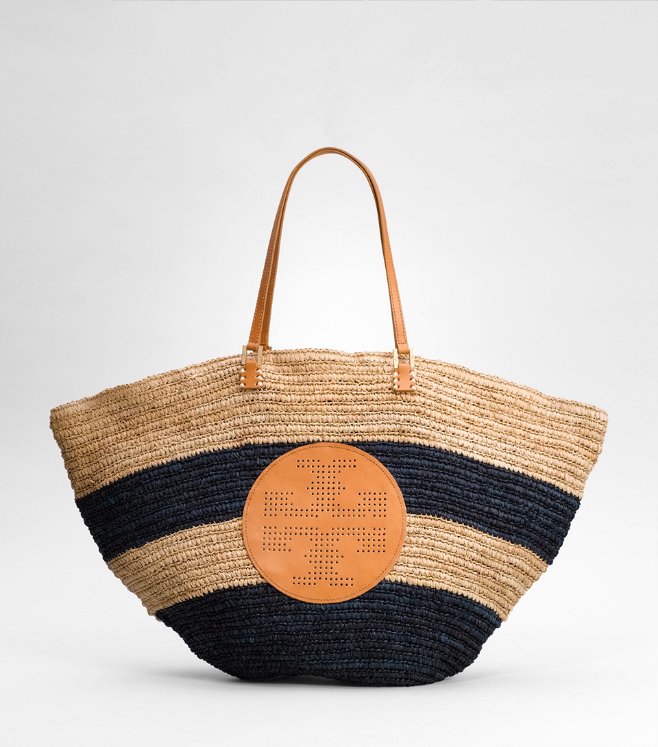 tory burch raffia tote