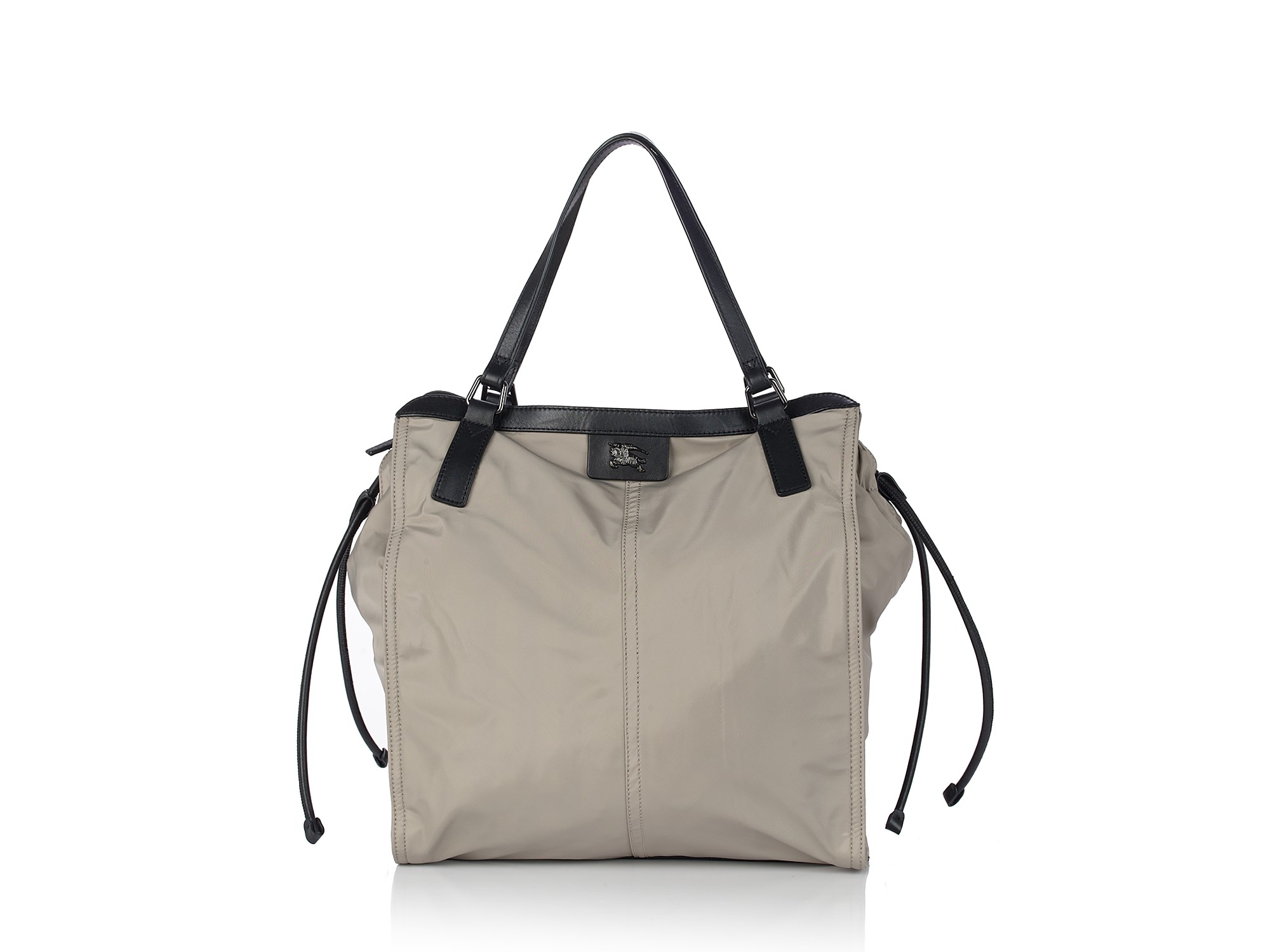 Packable Nylon Tote Brown Lyst