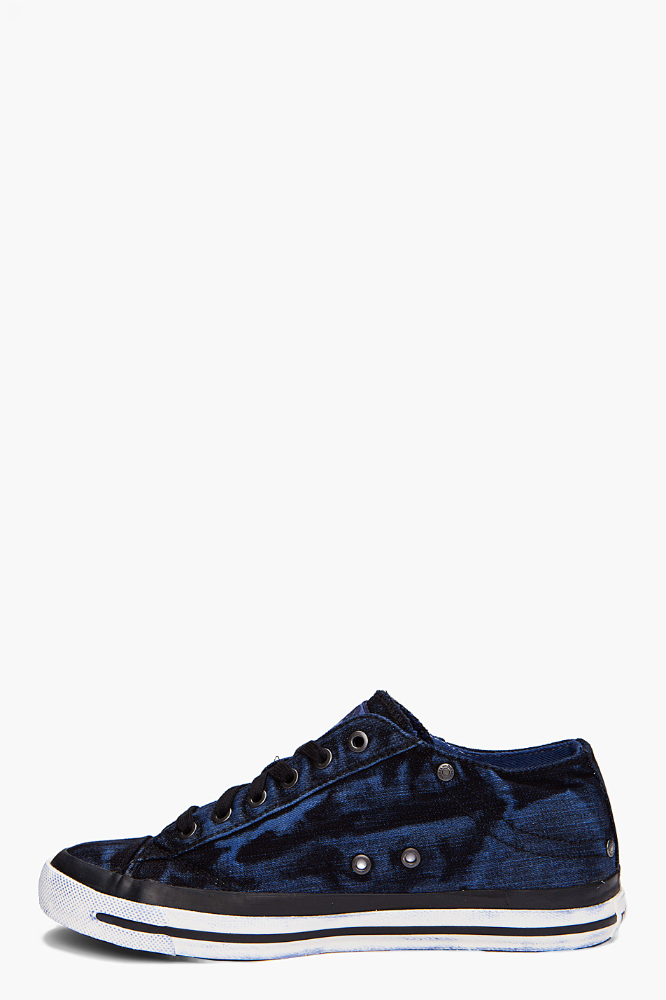diesel blue trainers