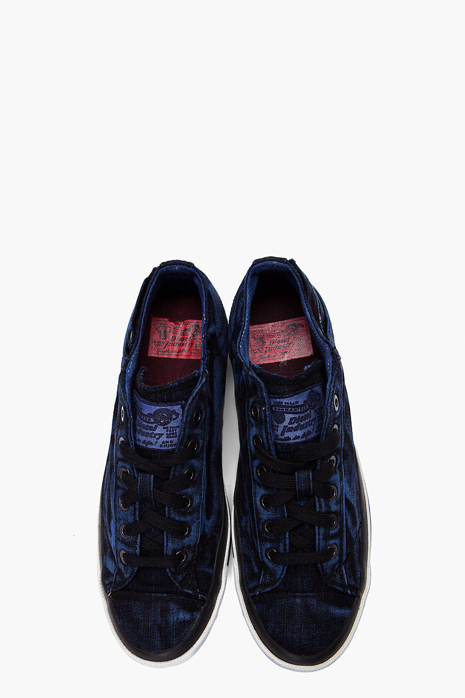 DIESEL Exposure Low I Sneakers in Denim (Blue) for Men - Lyst