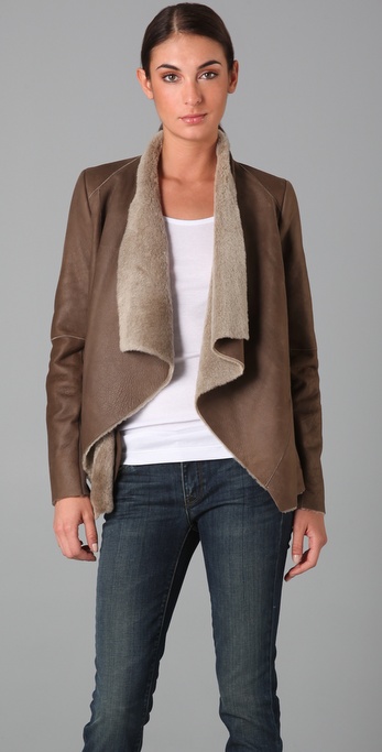 cascade shearling jacket