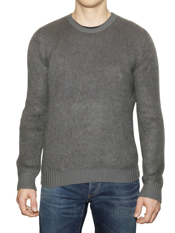 Burberry Prorsum Mohair Sweater in Gray for Men (grey) | Lyst