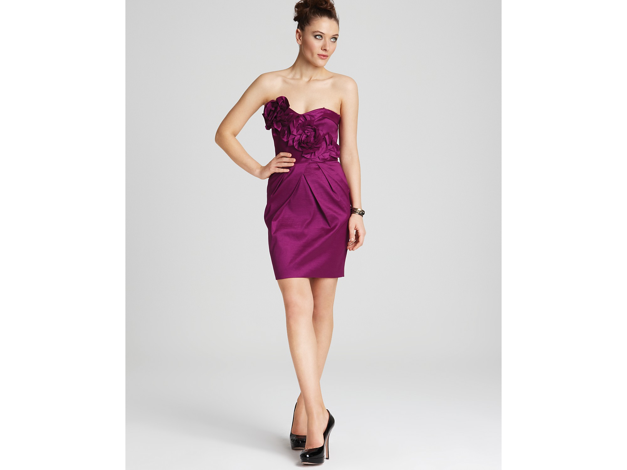 max and cleo strapless dress