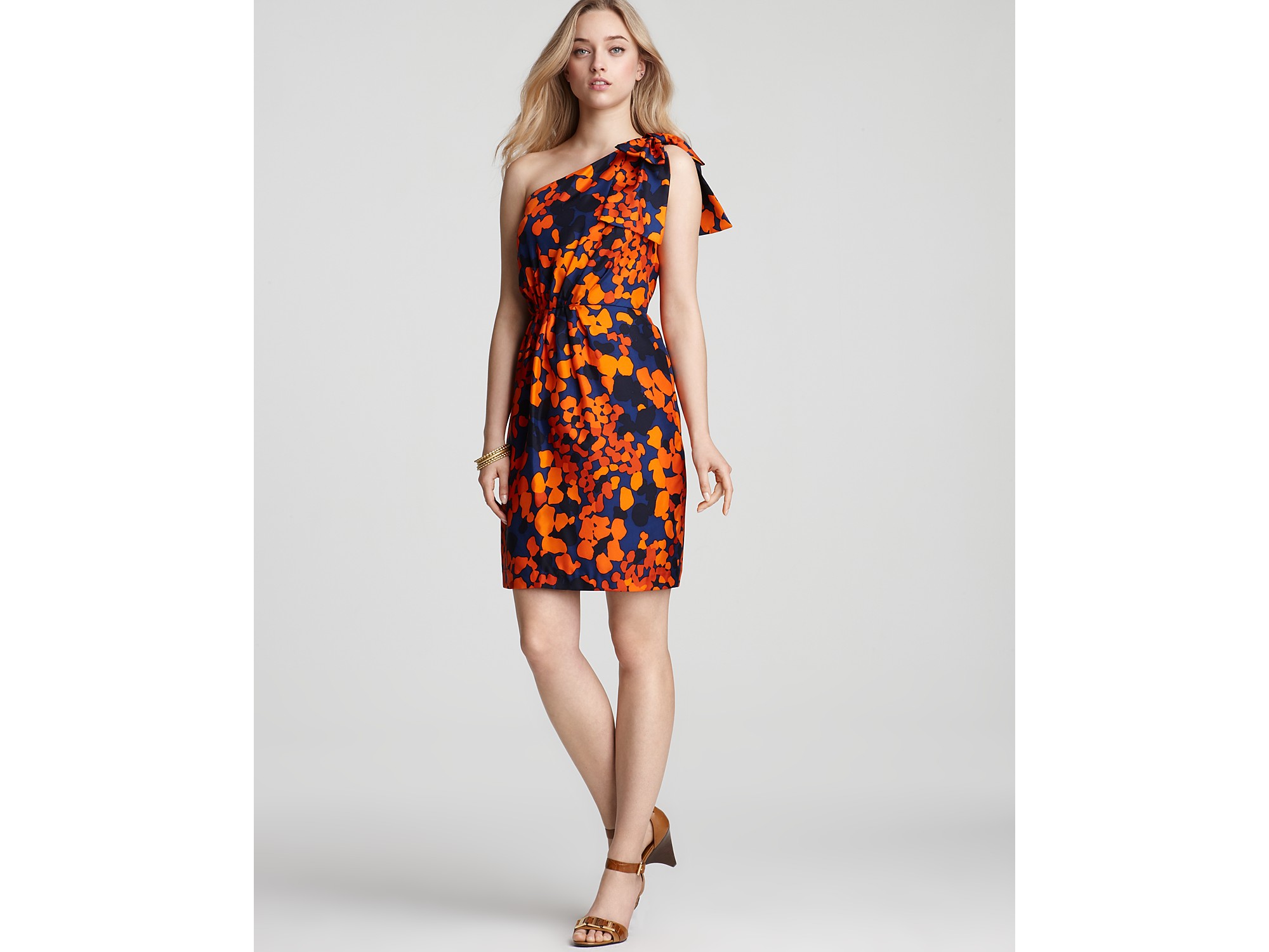 milly orange dress