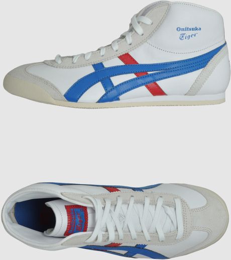 Onitsuka Tiger High-top Sneaker in White for Men (ivory) | Lyst