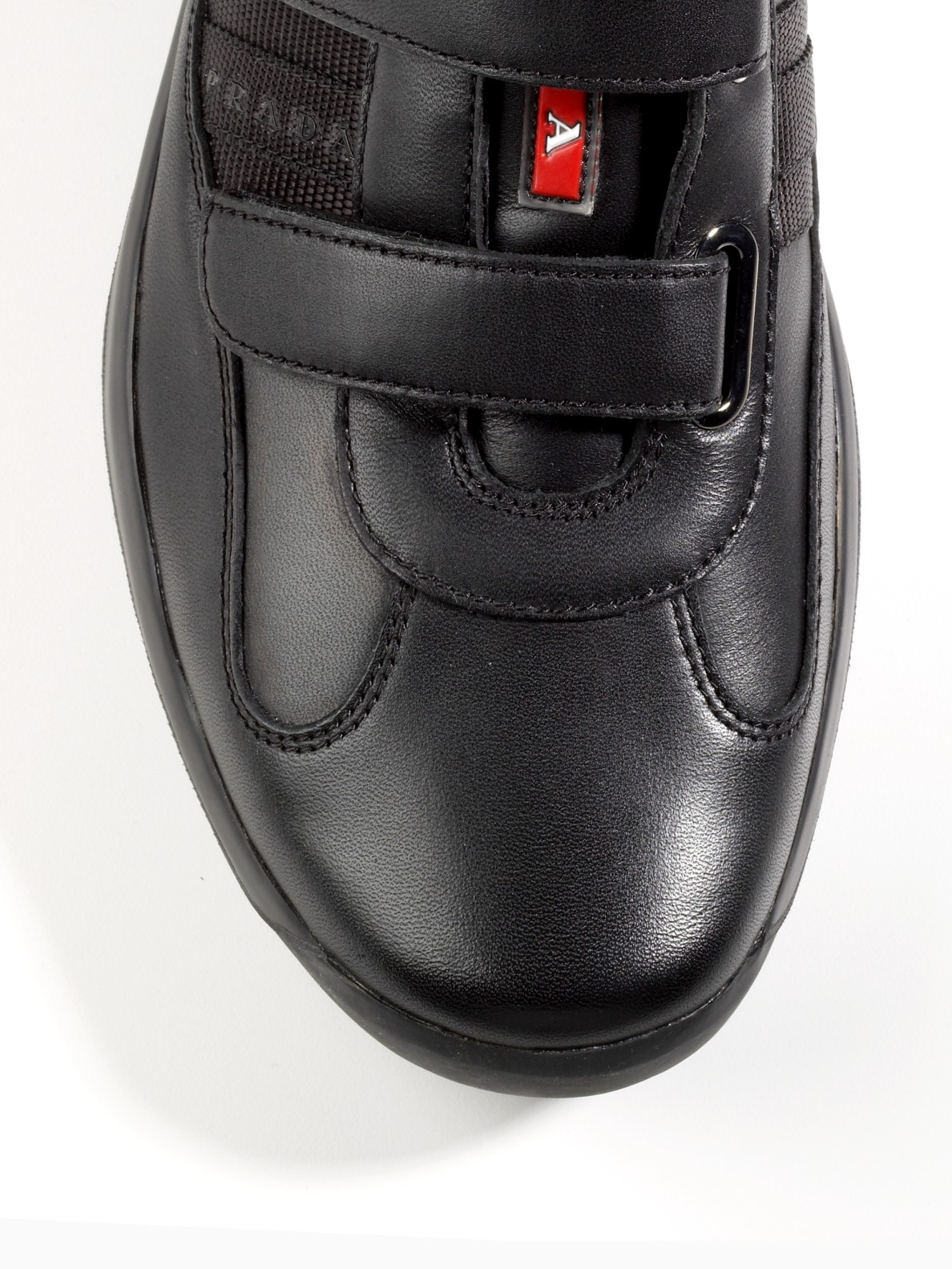 Prada Double-strap Sneakers in Black for Men | Lyst