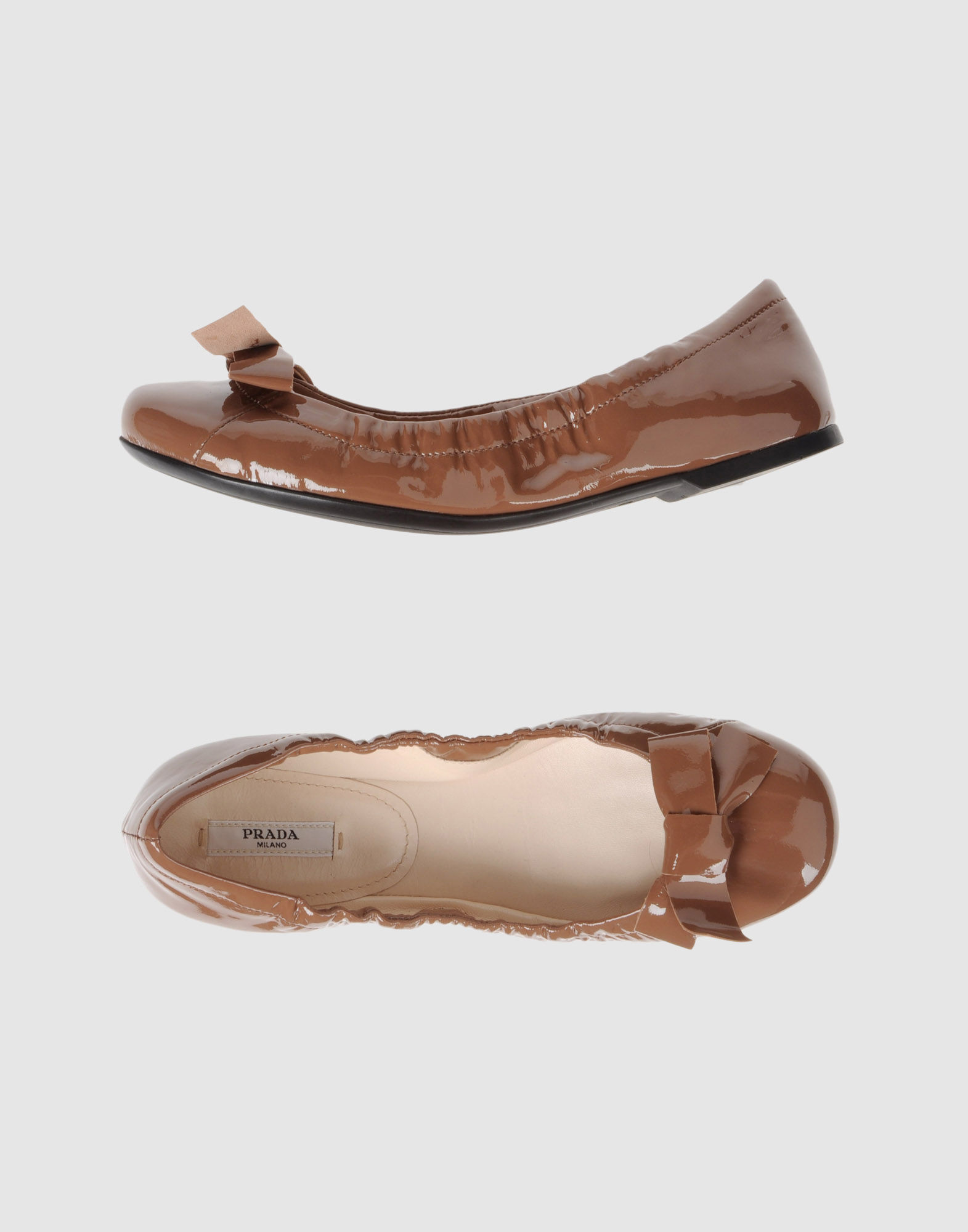 prada mesh ballet flats