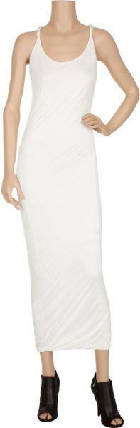 Calvin Klein Collection Chayen Modal-jersey Maxi Dress in White | Lyst