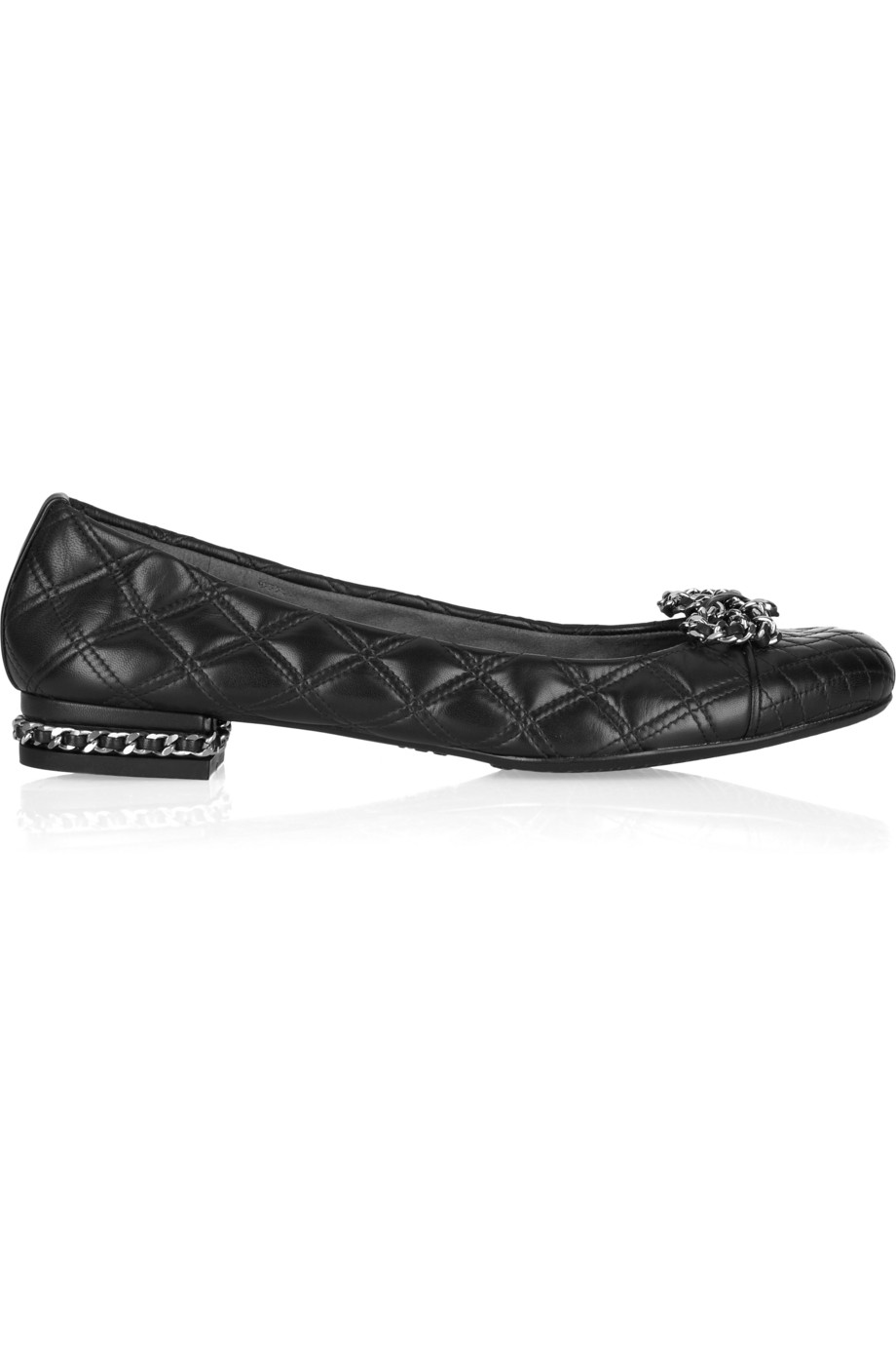 stuart weitzman black patent flats