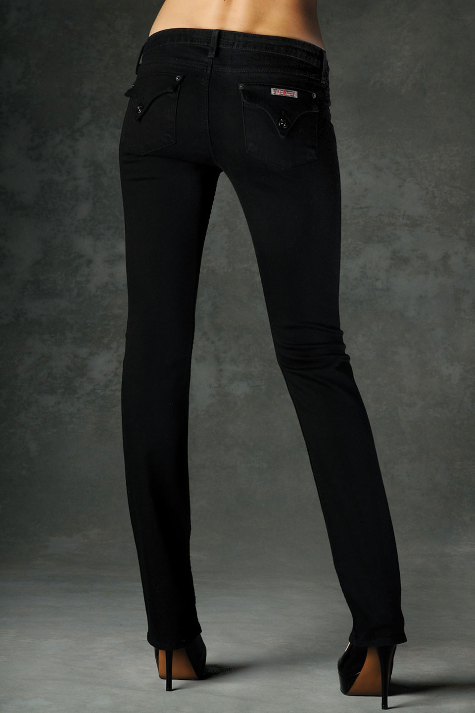 Hudson Jeans Carly Straight Leg in Black - Lyst