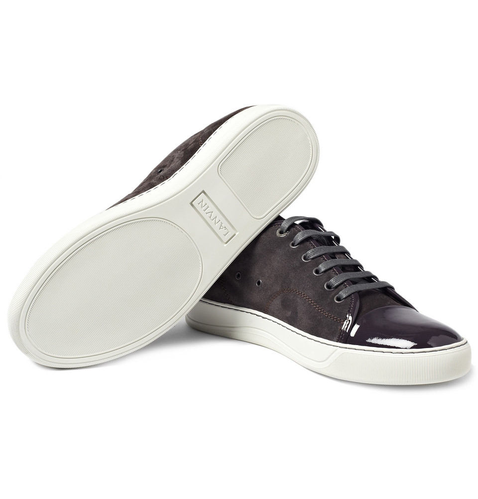 lanvin grey sneakers