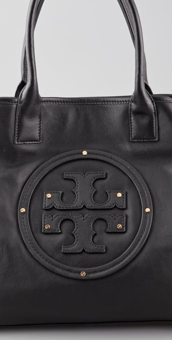 tory burch stacked logo tote