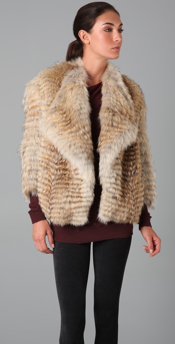 vince fur jacket