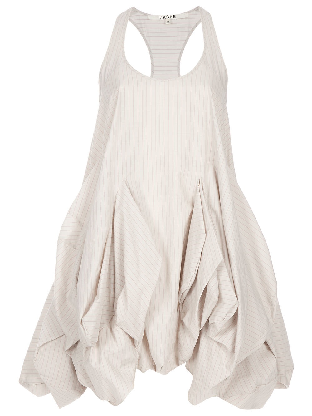 Hache Parachute Dress in White (beige) | Lyst