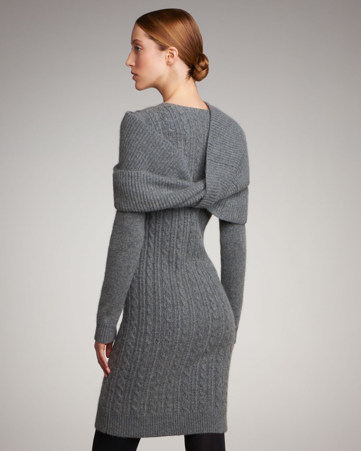 cashmere knit dress