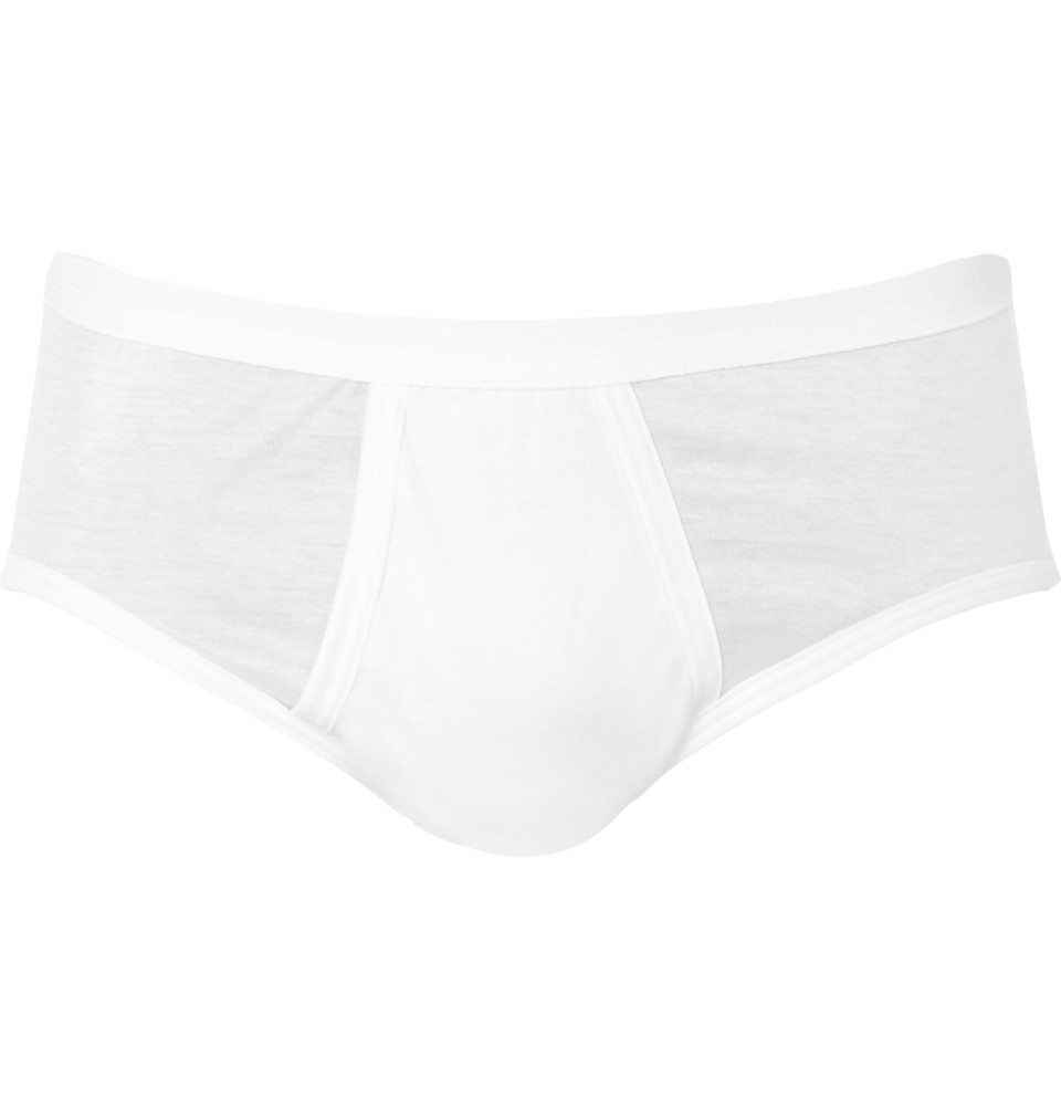 Zimmerli Royal Classic Cotton Briefs in White for Men | Lyst