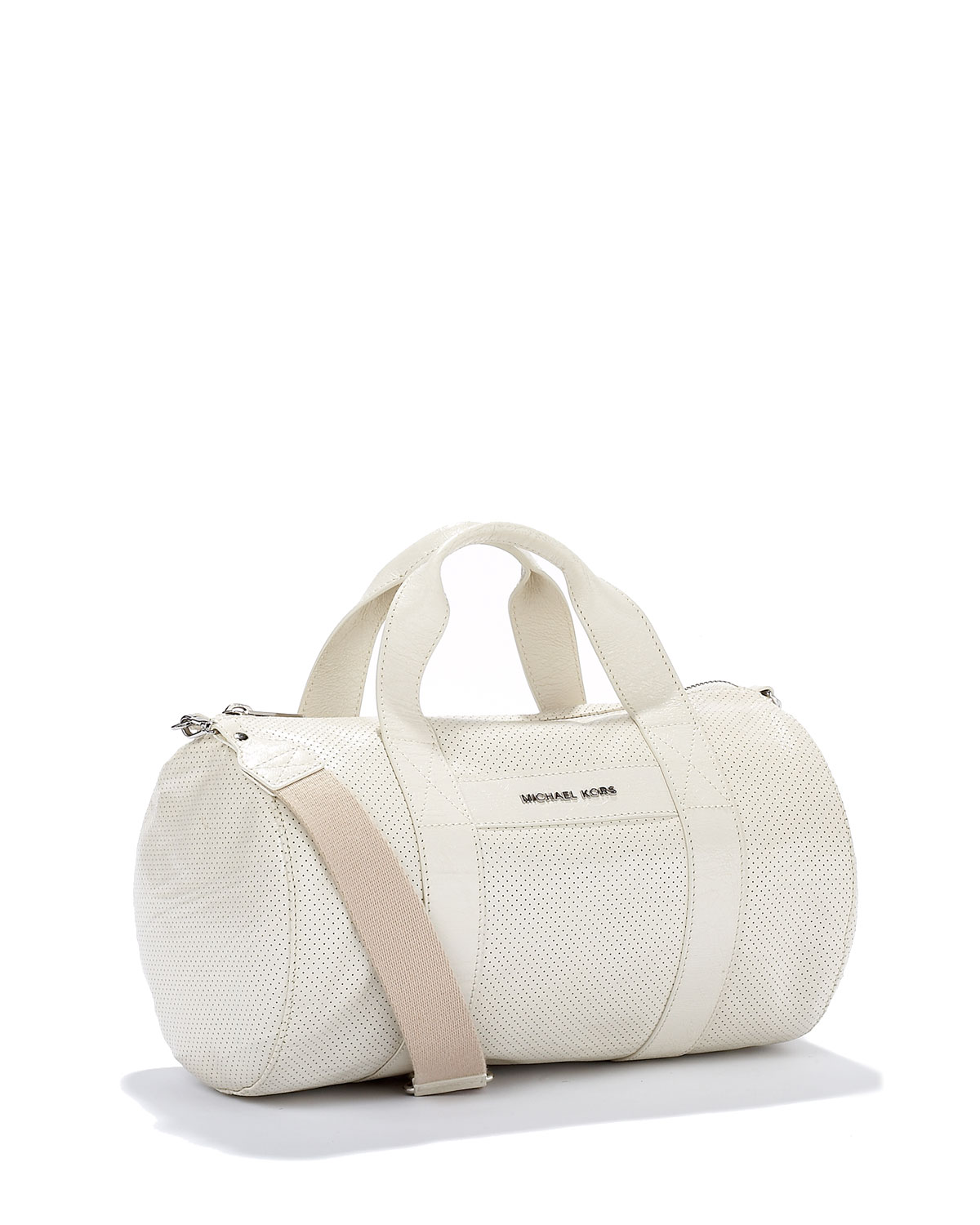white gym bag