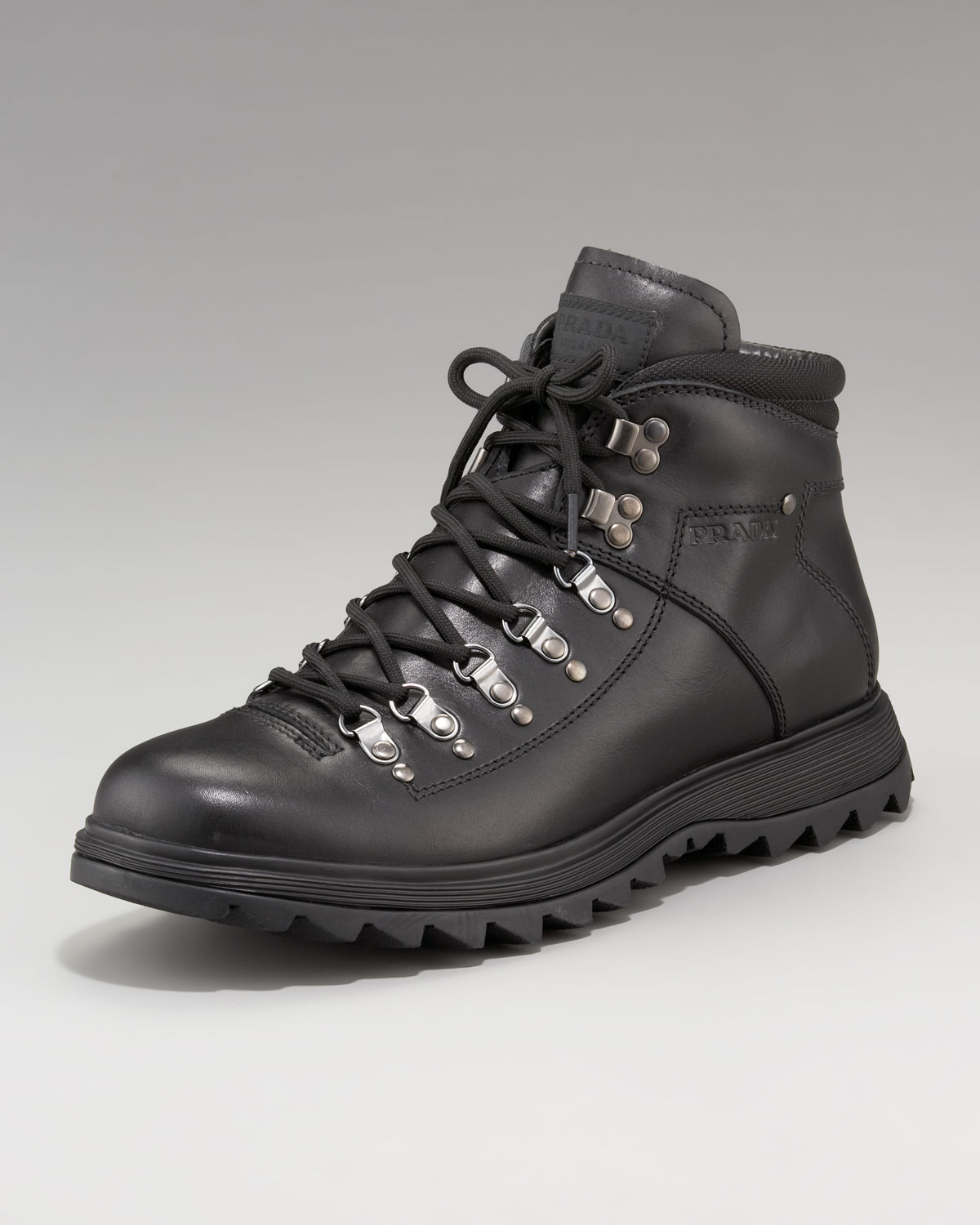 mens black hiker boots