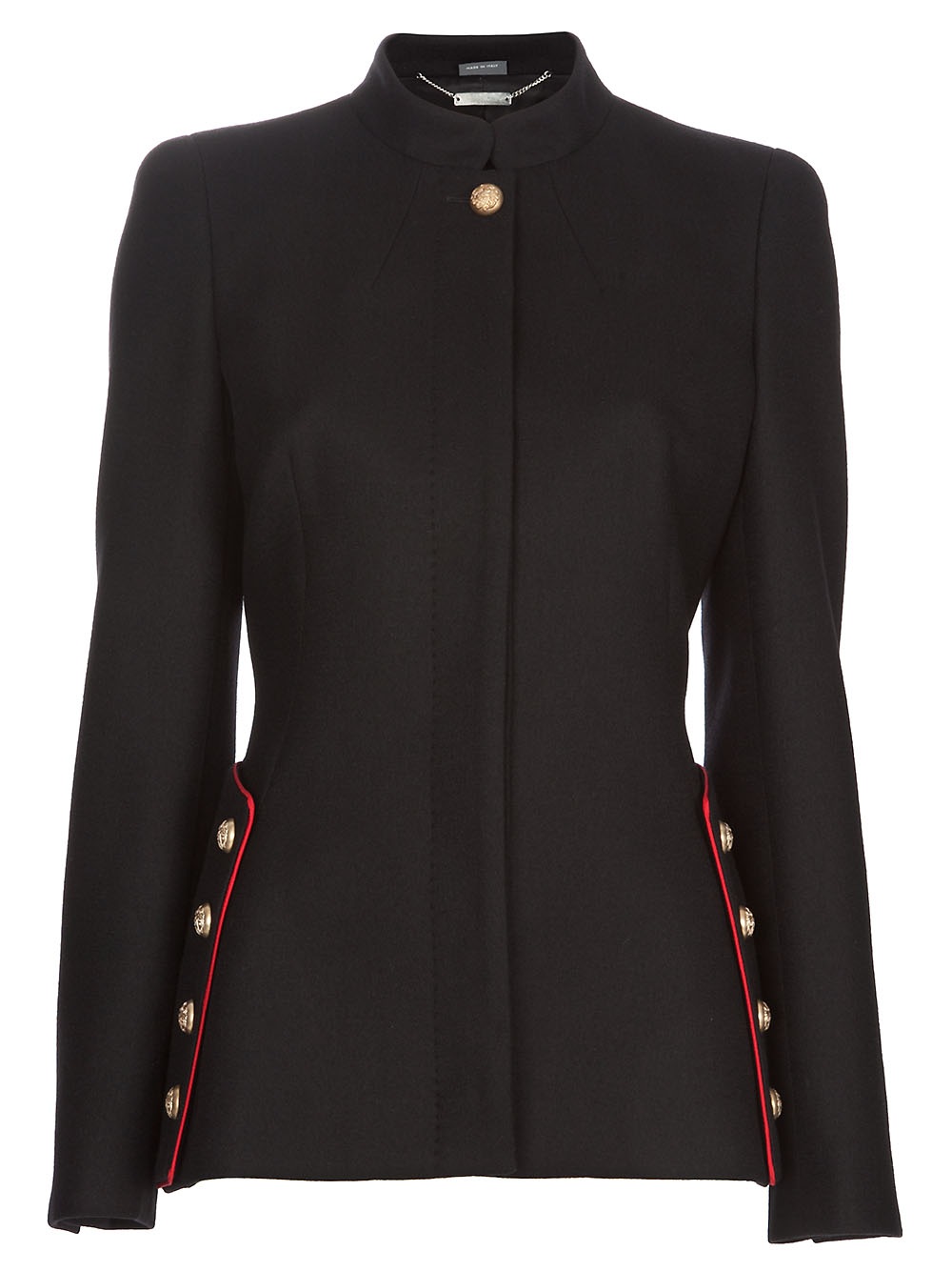 Alexander Mcqueen Military Jacket in Black Lyst