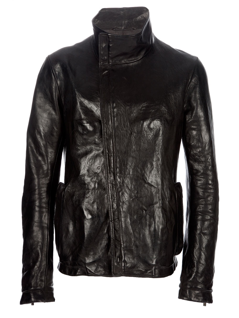 Carol Christian Poell Buffalo Leather Jacket in Black for Men | Lyst