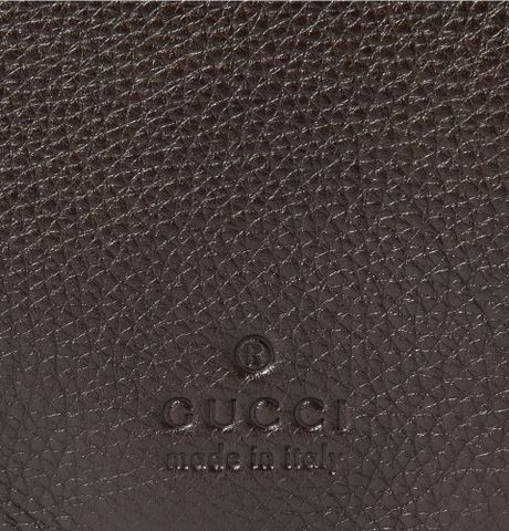 Gucci Leather Tie Case in Brown for Men | Lyst