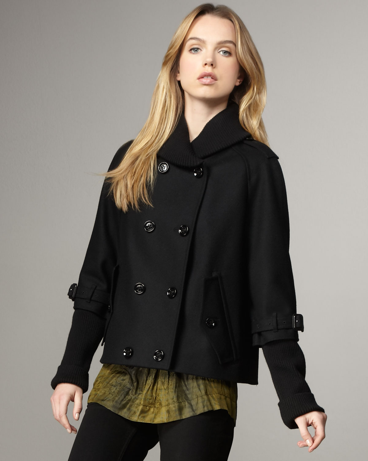burberry swing coat