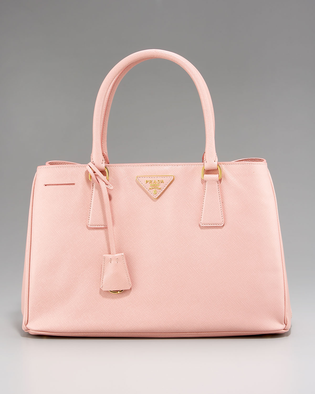 Lyst Prada Medium Saffiano Lux Tote In Pink Gallery