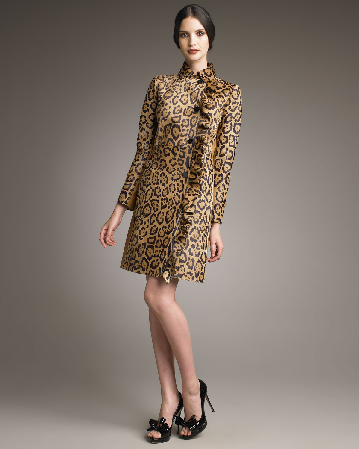 valentino leopard dress