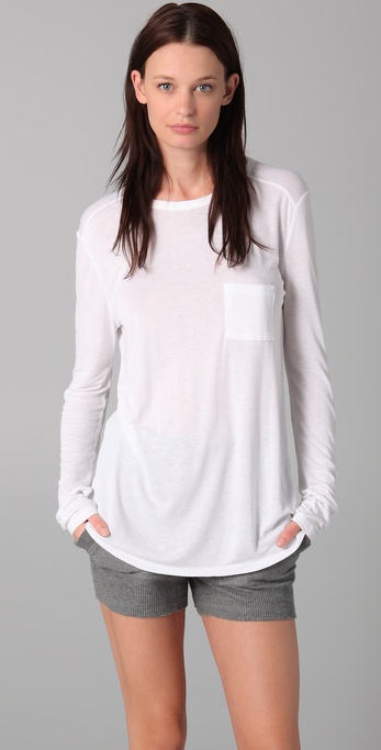 Alexander Wang Classic Long Sleeve Tee 