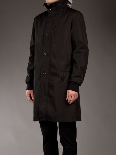 Y-3 Trench Coat in Black for Men | Lyst