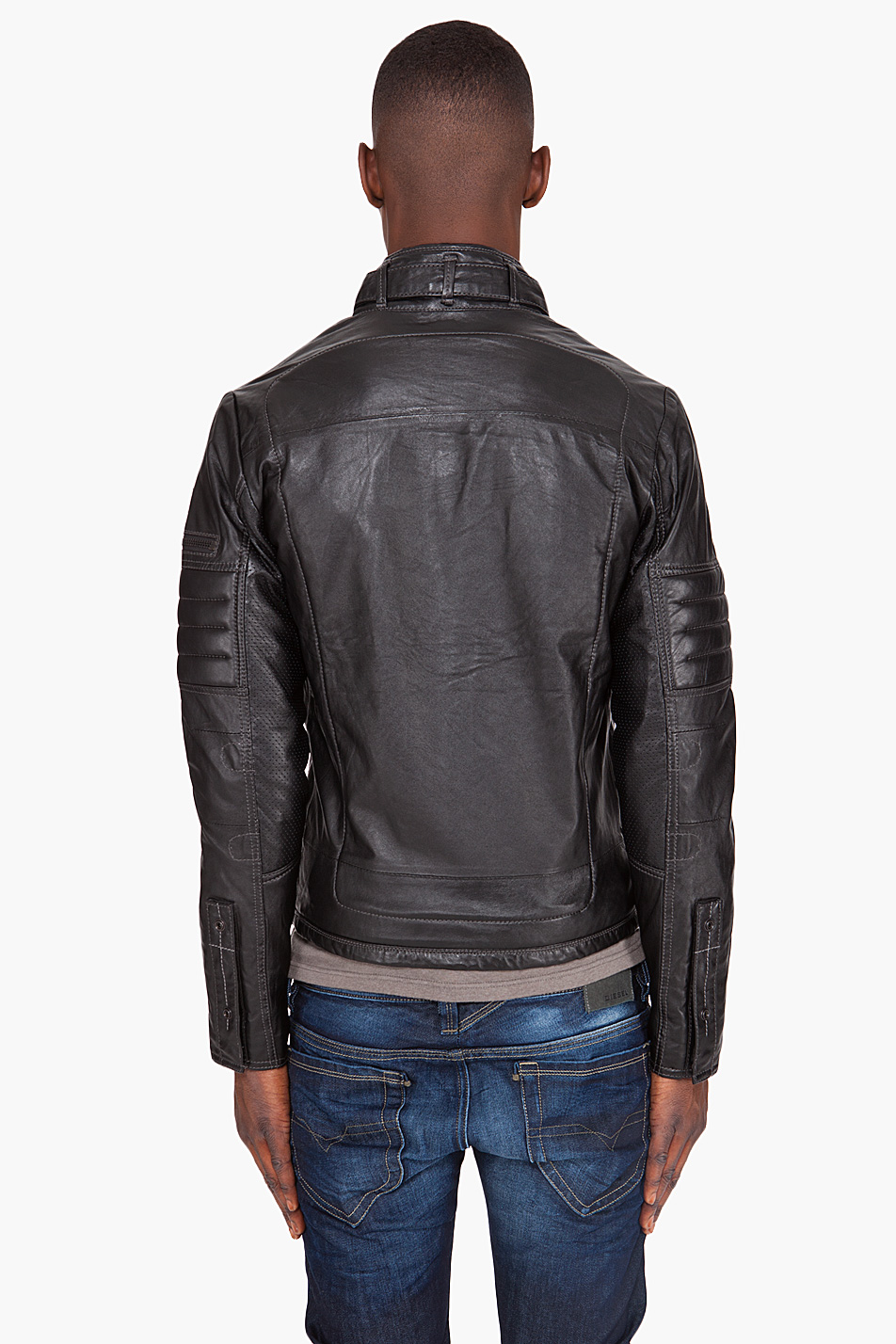 G-Star RAW Mfd Leather Jacket in Black for Men - Lyst
