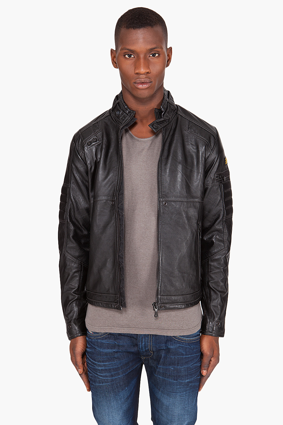 Lyst - G-Star Raw Mfd Leather Jacket in Black for Men