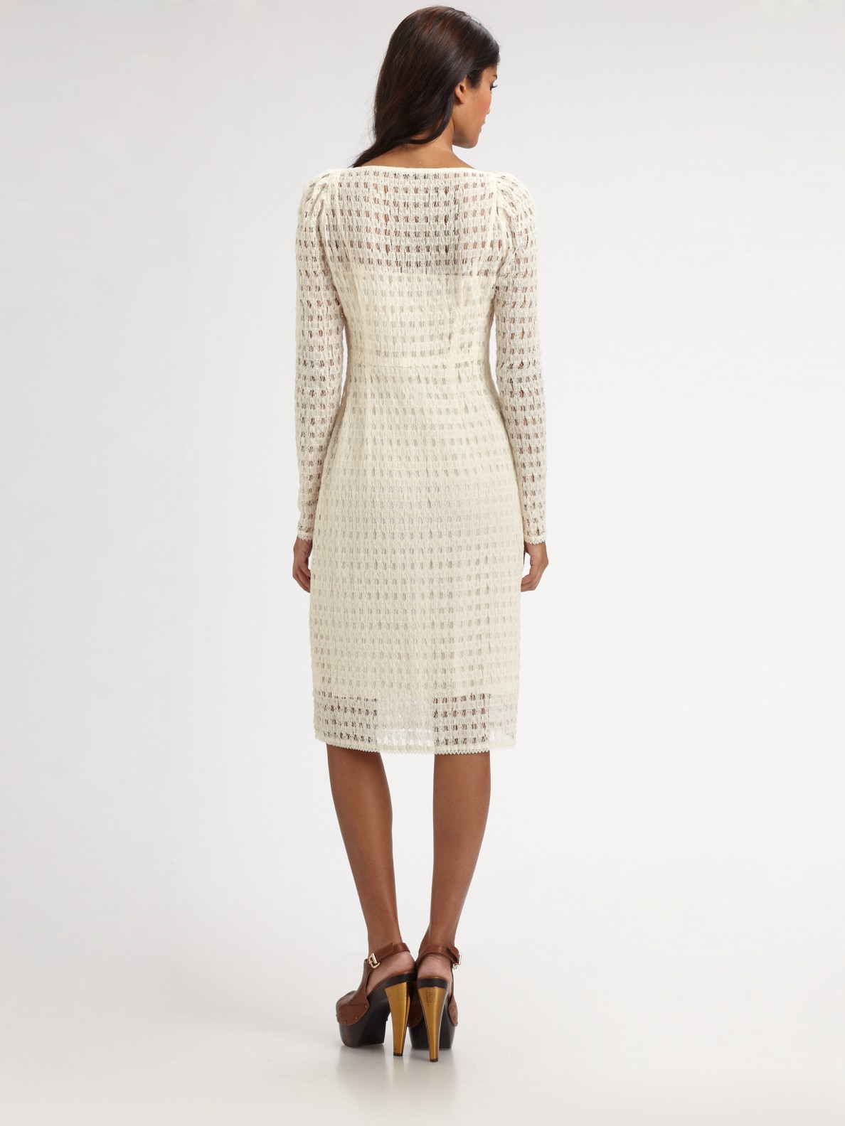 Nanette lepore In The Clouds Coat in Metallic | Lyst