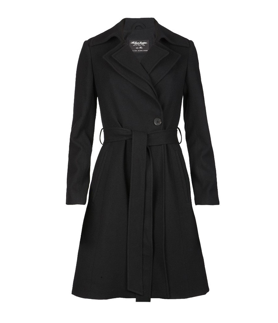 AllSaints Isabella Coat in Black - Lyst