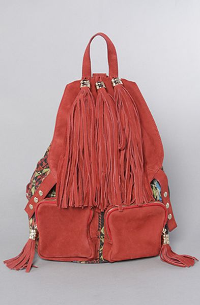 Jeffrey Campbell The Rizzler Bag in Red Navajo Print in Red | Lyst