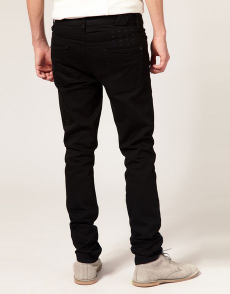 Ksubi Chitch Mid Rise Skinny Jeans in Black for Men (blackknight) | Lyst