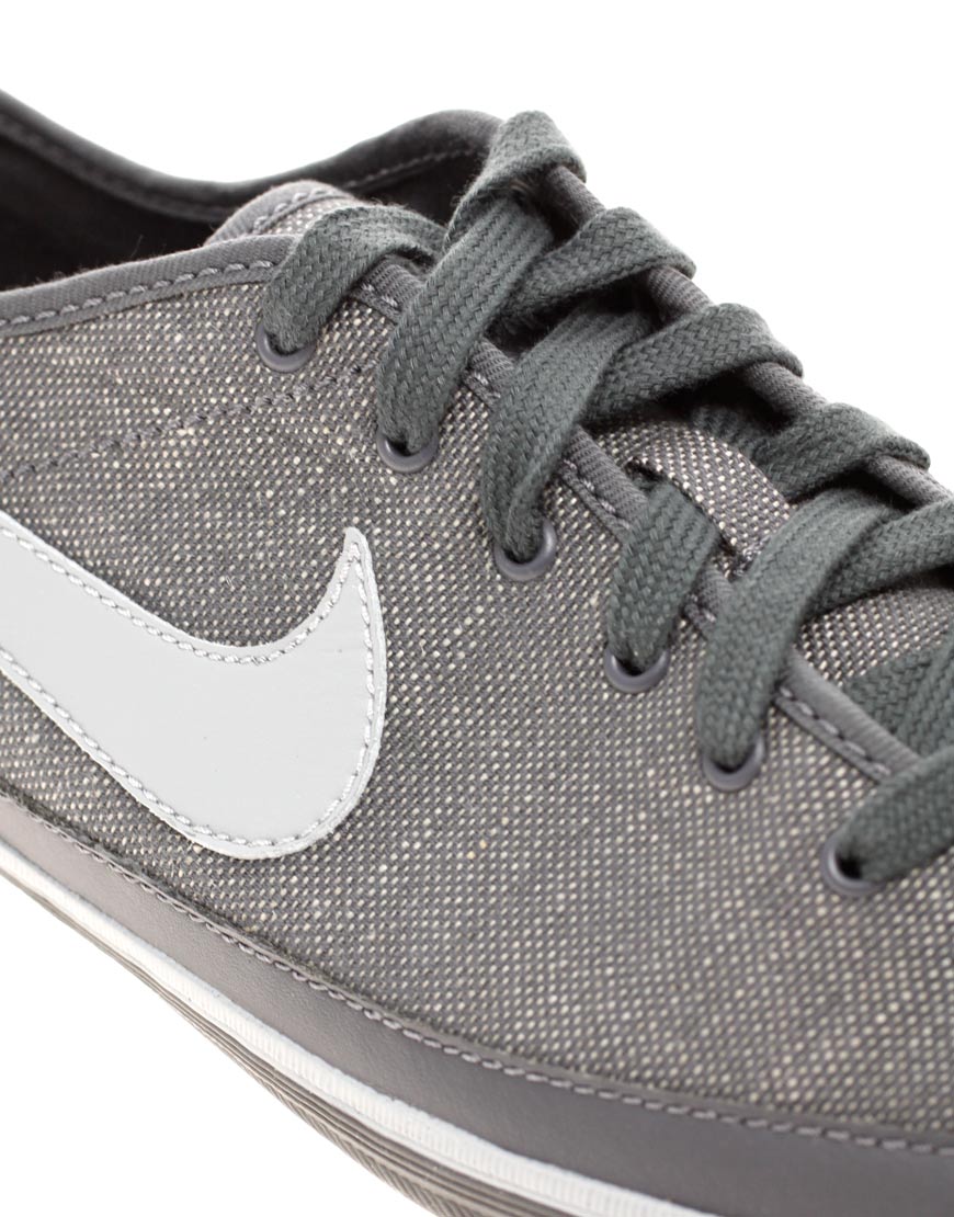 Nike Cotton Nike Flash Trainers in Grey (Gray) for Men - Lyst