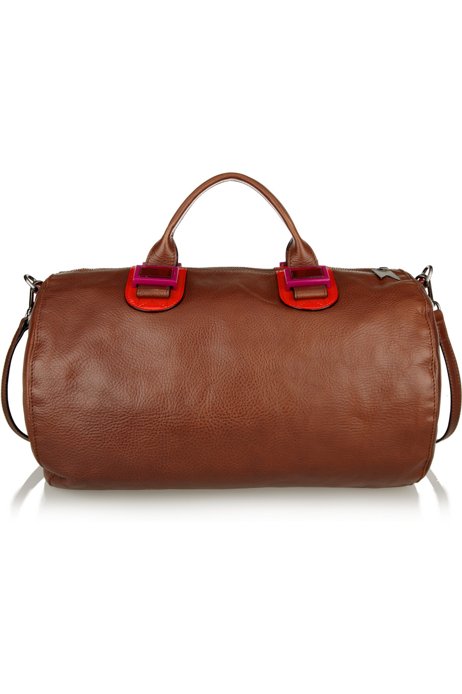 Meredith Wendell Leather Duffel Bag in Brown - Lyst
