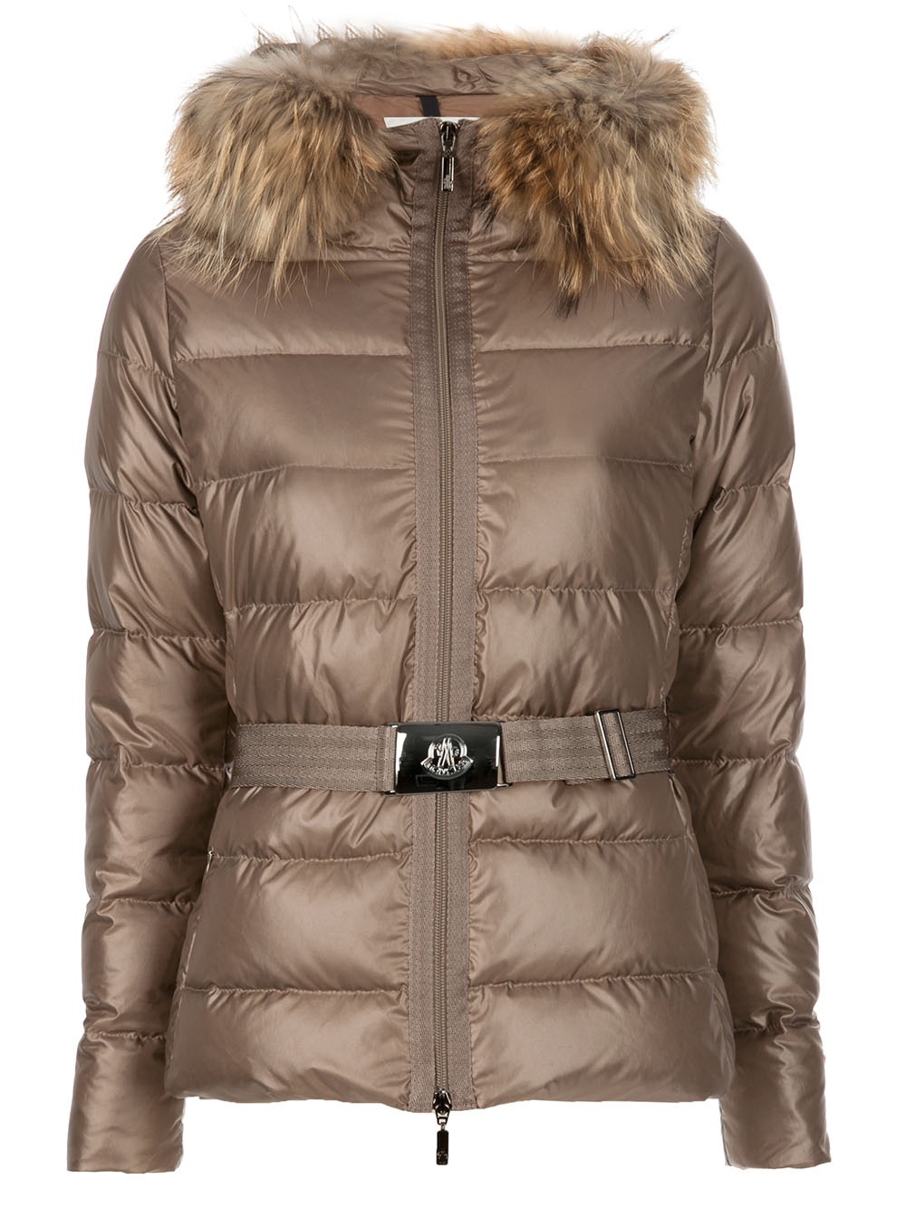 Moncler Angers Jacket in Taupe (Brown) - Lyst