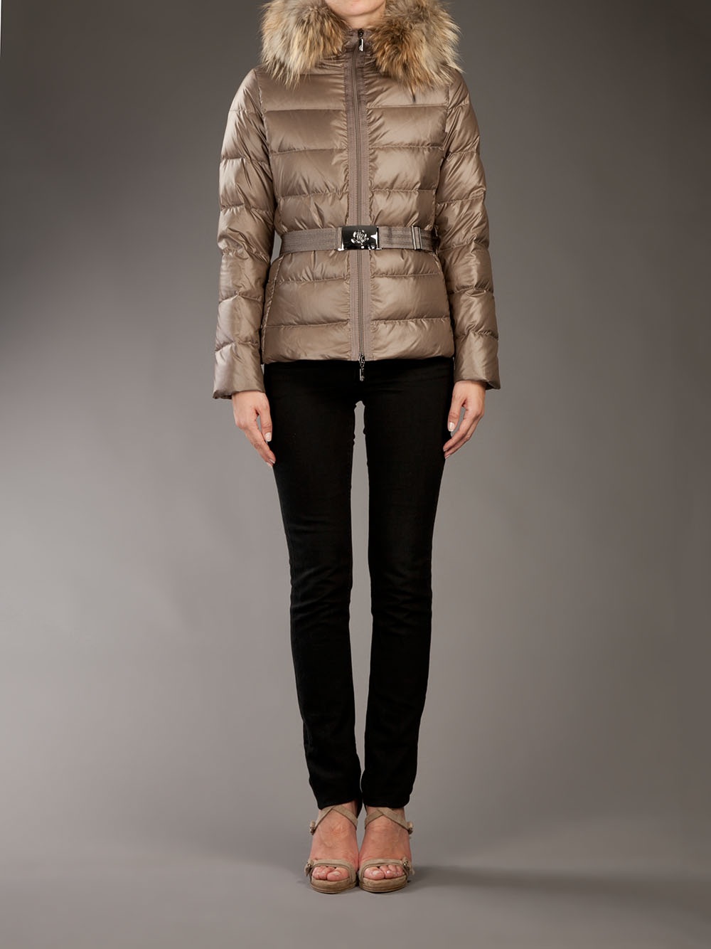 Moncler Angers Jacket in Taupe (Brown 