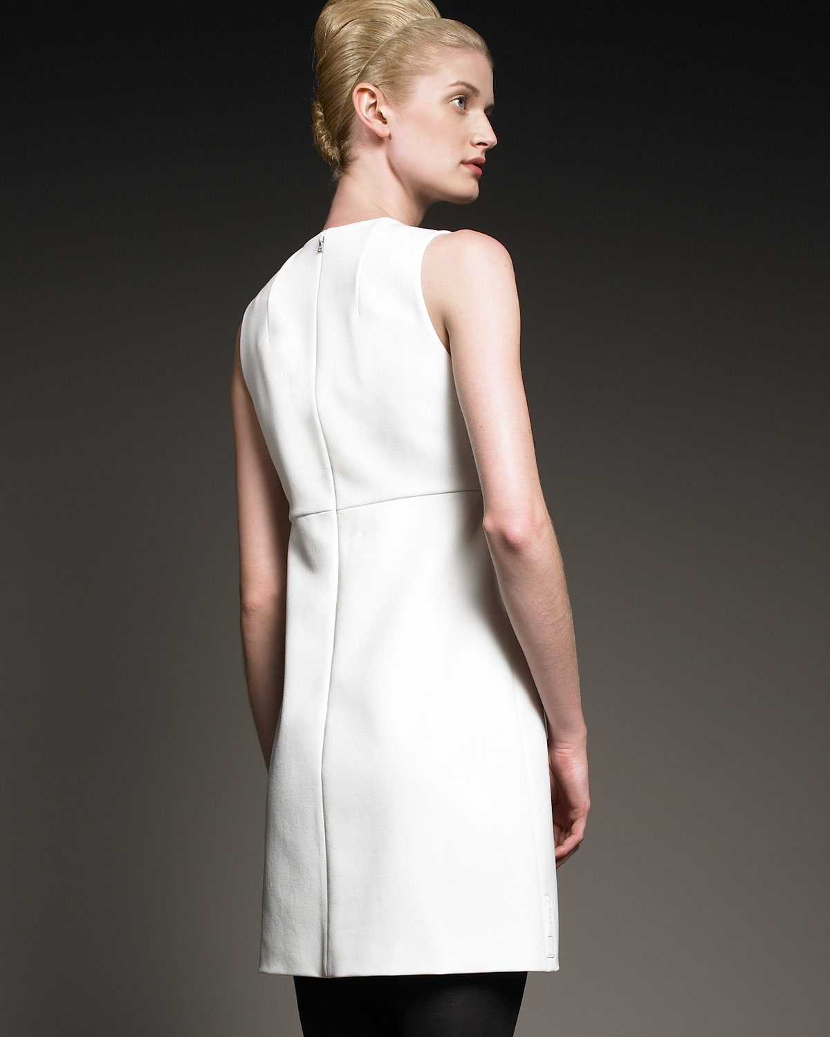 white prada dress